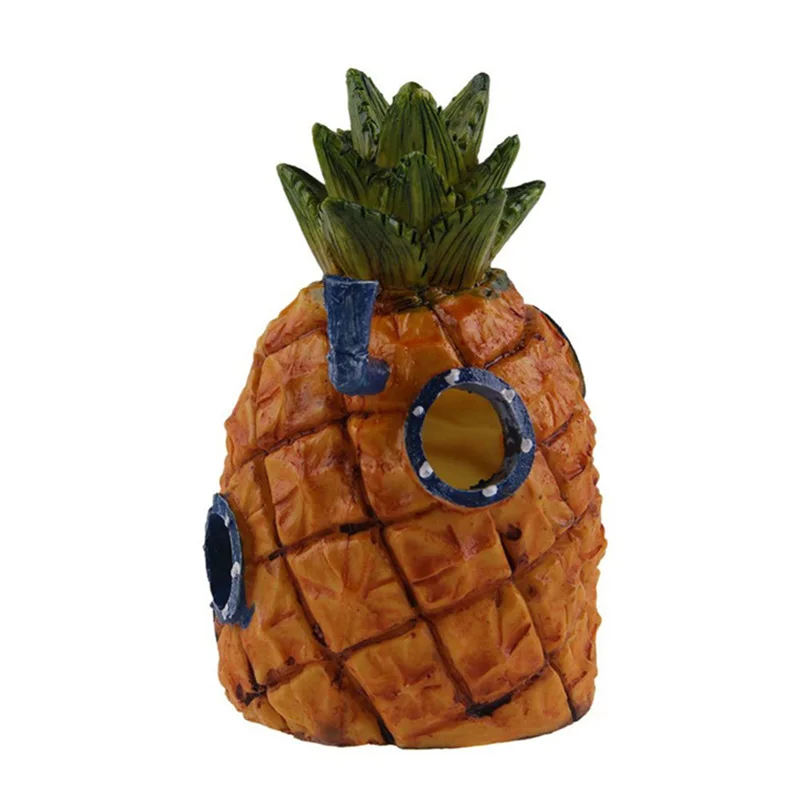 2017 мини для губки Боба и сквидворда дом Стиль ананас мультяшный аквариума