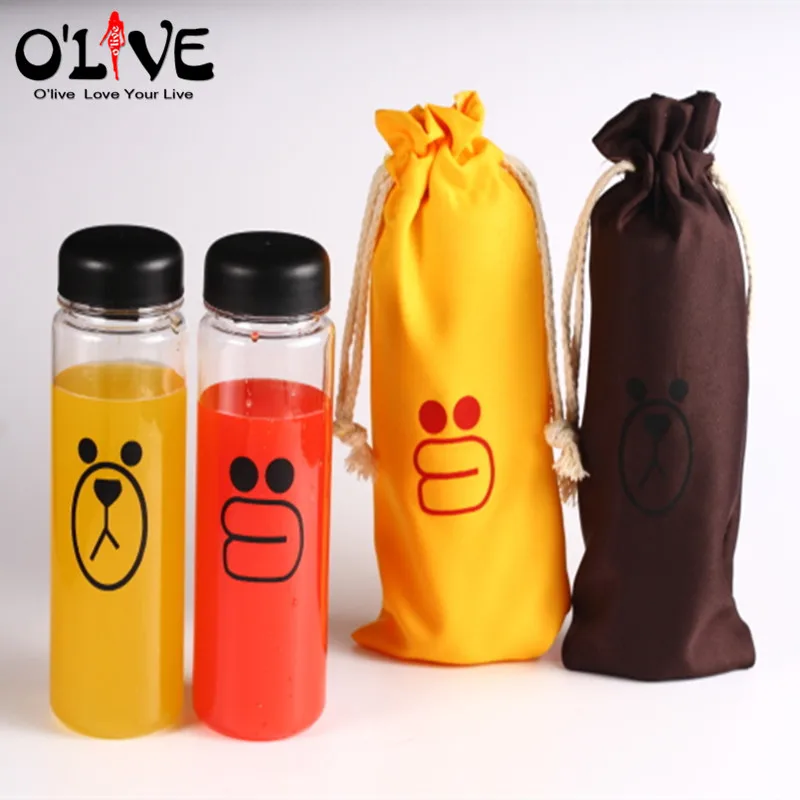 500 мл бутылка для воды Пластик спортивные лимон заварки открытый Пеший Туризм