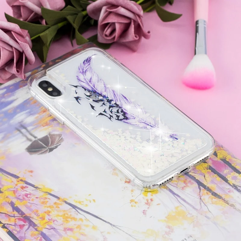 Жидкий чехол для huawei Enjoy 7S Honor 8X 7A 10 9 Lite mate 10 20 P8 P20 Lite Pro Мягкий силиконовый чехол с изображением вишневого дерева - Цвет: 8