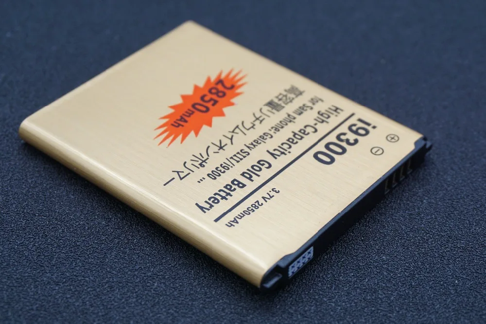 LehonS 1 шт 2850mAh EB L1G6LLU Золото Замена батареи для Samsung Galaxy S3 S 3 III SIII i9300 i9305 i9308 T999 L710 i535