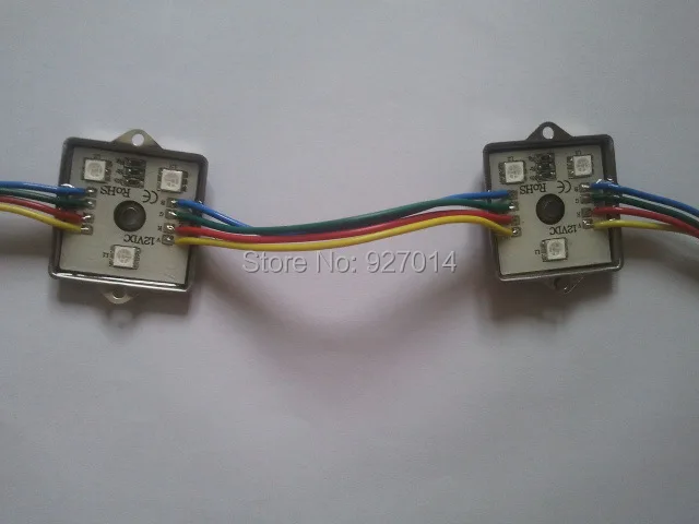 Free Shipping High Quality RGB LED Module 45*36*5mm 3 LEDs SMD5050 DC12V IP65 Waterproof Modules 5050SMD | Освещение