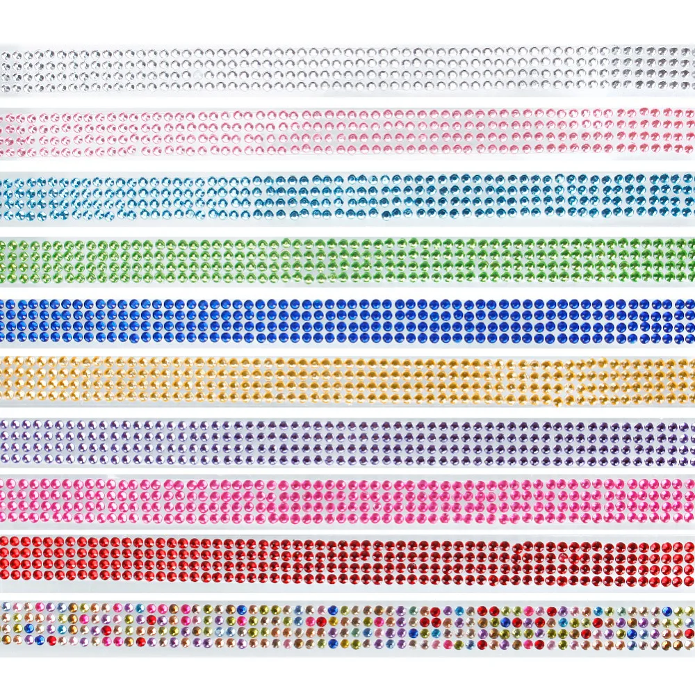 Новые популярные самоклеящиеся стразы наклейка сделай сам клейкая лента для