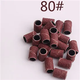 Профессиональные шлифовальные кольца для ногтей 50 шт. пилка 3 размера 80 #120 #180 #