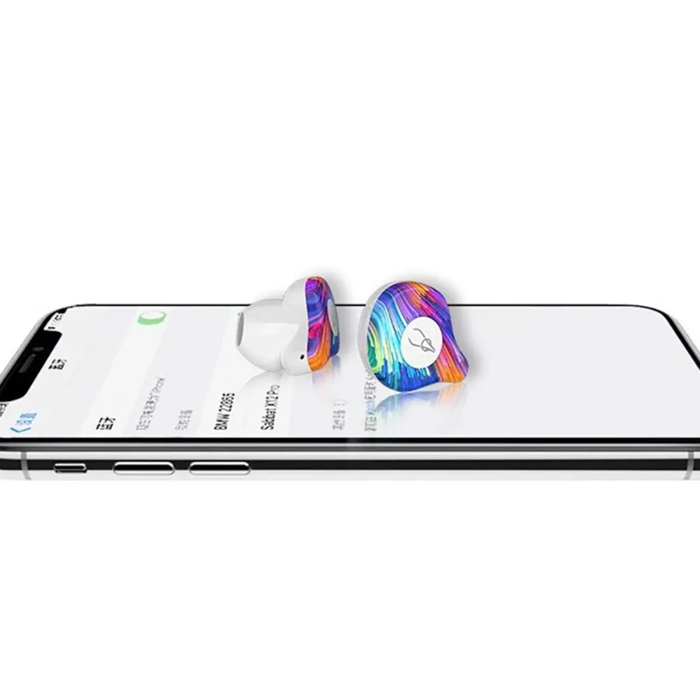 Беспроводные Bluetooth наушники 2 шт./лот Sabbat X12 Pro TWS Twins 3D стерео звук невидимые BT5.0