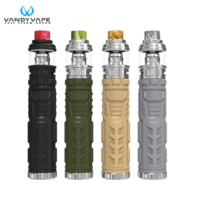 Оригинальный набор Vandy VapeTrident 100 Вт бокс мод вейп 3 мл бак Tri dent Sub Ohm комплекты