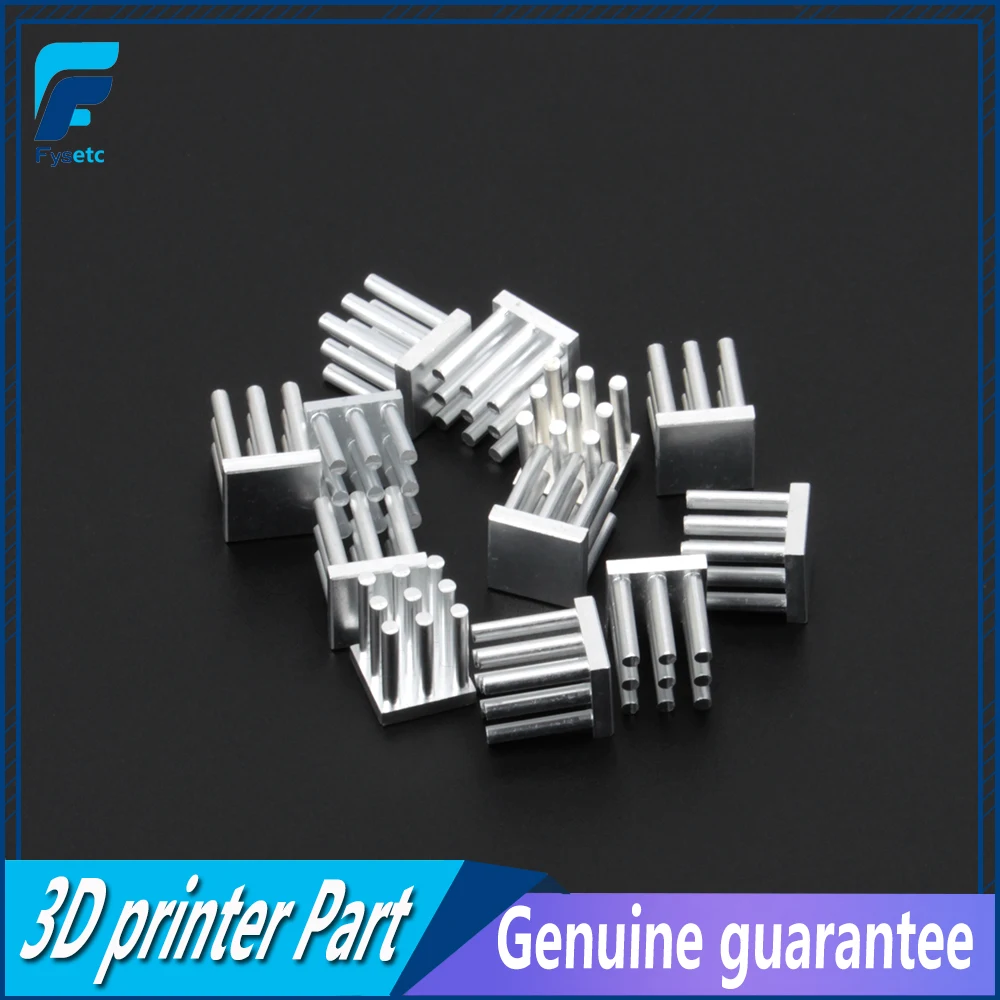 5pcs 3D Printer Parts Cooling Block Heatsink 10*10*12.5mm Square ICK S Radiator Heat sinks for TMC2100 /TMC2208 /TMC2130 | Компьютеры и