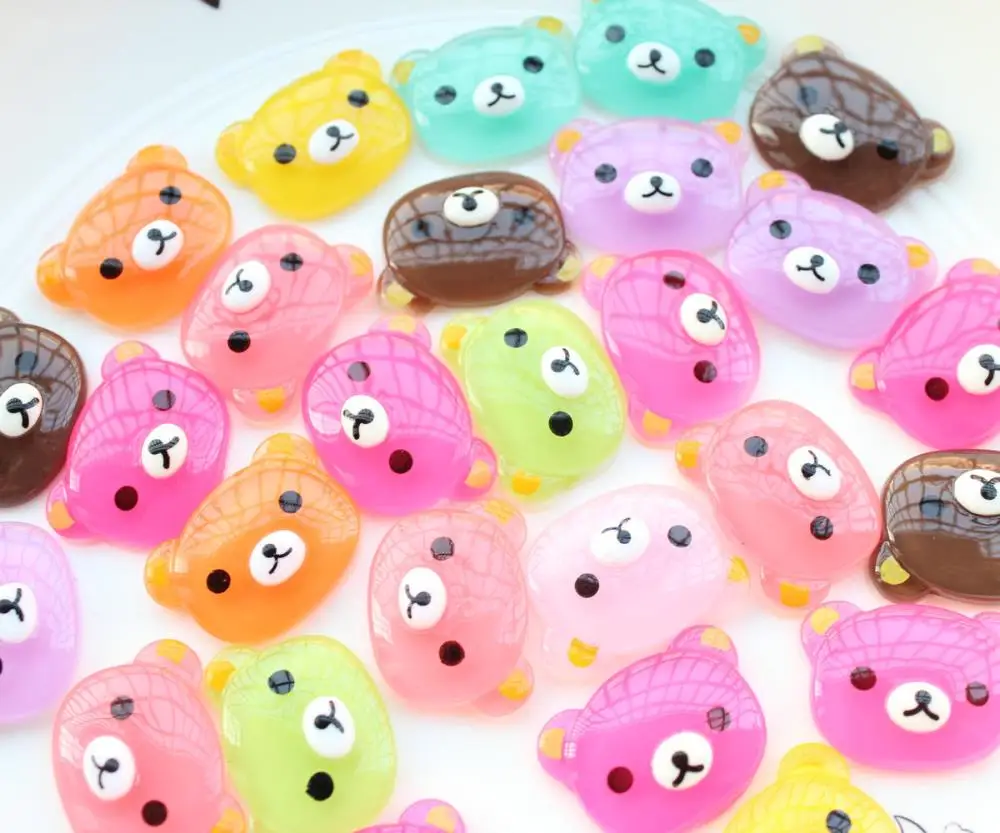 Полупрозрачные Кабошоны с блестками для животных 150 шт.|back back|animal cabochonanimation supplies |