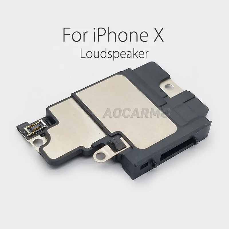 For iX Loudspeaker Aocarmo верхний наушник динамик нижний громкоговоритель, гудок, звонок для iPhone X 10 Запасная часть - Цвет: For iX Loudspeaker