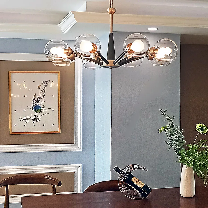 Подвесные светильники для бара в стиле лофт светодиодные потолочные люстры