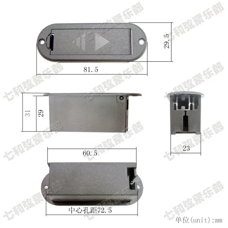 10 компл./лот 9 В держатель для батарейного отсека крышка с зажимом батареи пряжка