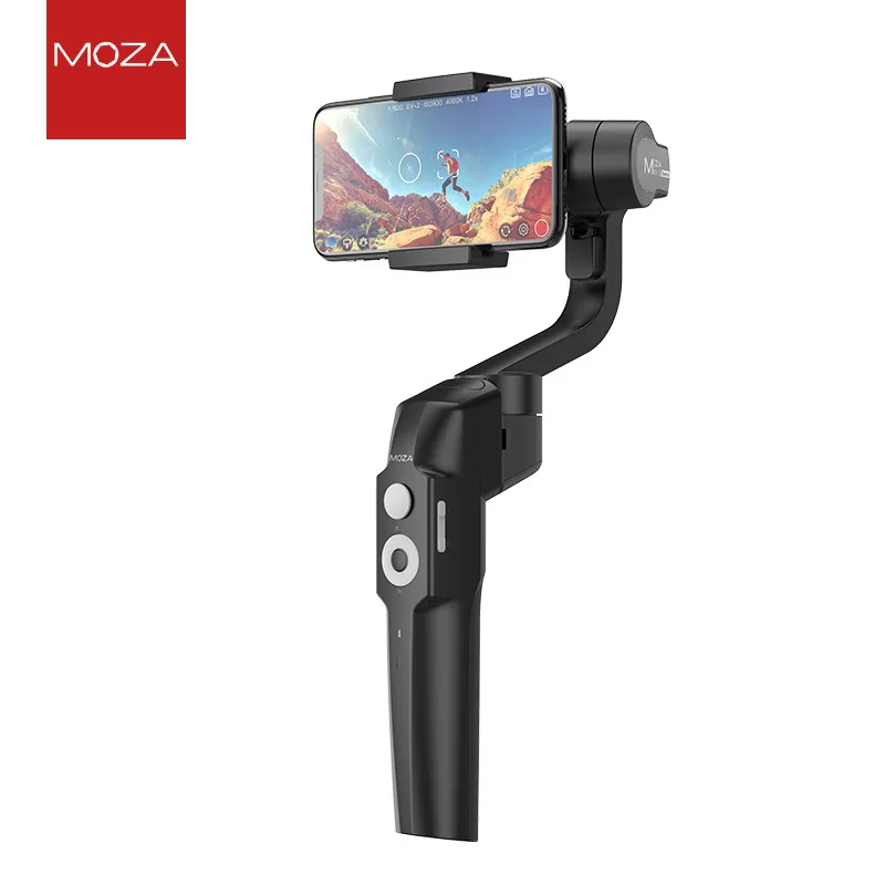 Складной трехосевой стабилизатор Moza Mini-S шарнирный для телефона iPhone X Huawei P30 Samsung