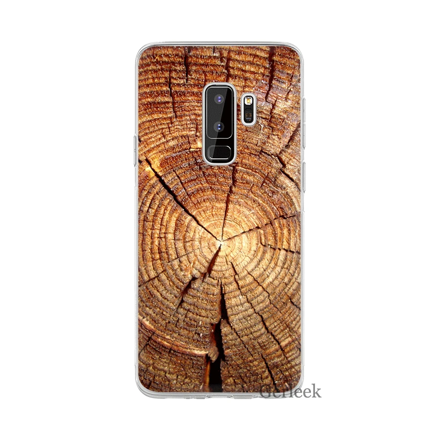 Чехол Desxz с рисунком текстуры дерева для samsung Galaxy A3 A5 A6 A7 A8 A9 A10 A30 A40 A50 A70 защитный