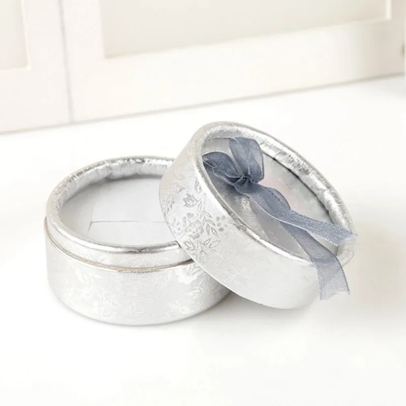 Округлые велюр подарок Коробки 30 шт./лот 5X5X3,5 см Jewelry разноцветный кольцо серьги ювелирных изделий подарка бантом посылка коробка