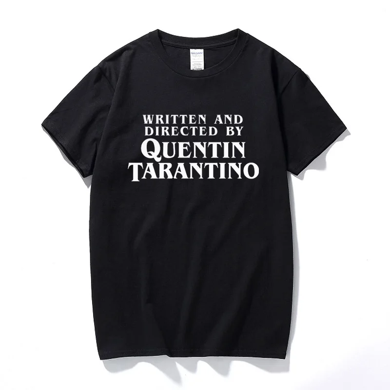 

Quentin Tarantino Tribute T-Shirt 100% Cotton Pulp Fiction Reservoir Dogs New Fashion Short Sleeve T shirt Tops Camisetas Hombre