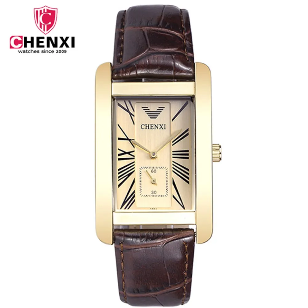 Мужские кварцевые часы с хронографом на кожаном ремешке| |