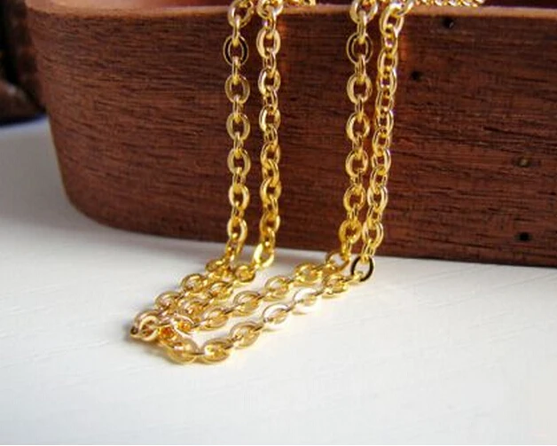 Ожерелье-цепочка из нержавеющей стали 2 мм 18 6 дюйма 10 шт. | Украшения и аксессуары