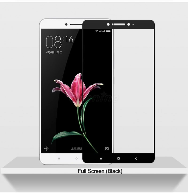 Onenine 4D резьба протектор экрана для Xiao mi Max 2 закаленное стекло полное покрытие mi Max 2 Защитная пленка 3D изогнутая 9H mi Max2 Pro