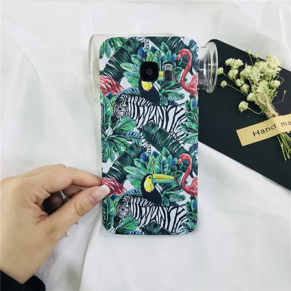 Лидер продаж для samsung Galaxy Note 8 N950F N8 чехол ультра тонкий жесткий Летние зеленый лес
