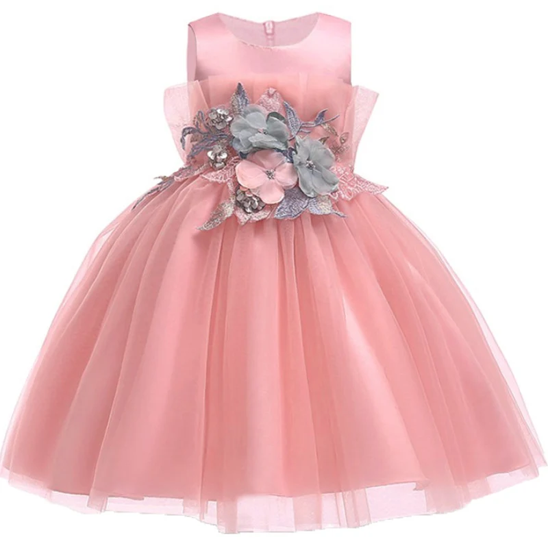 Kids Dresses for Girls Christmas Dress New Years Princess Ball Gown Flower Wedding Party Baby Girl Pageant Clothes | Детская одежда и
