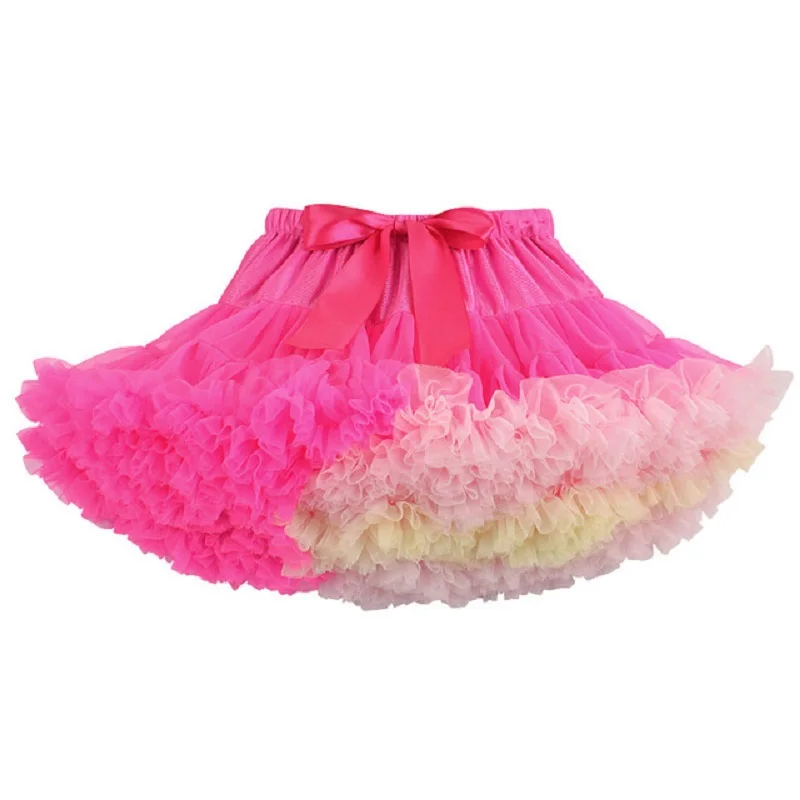 Drop Shipping Baby Girls Tutu Dress Fluffy Ballet Children Pettiskirt Kids Girl Princess Tulle Party Dance Vestido | Детская одежда и