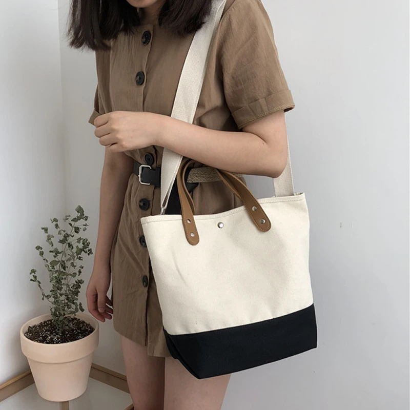 2019 новые холщовые многоразовые сумки для покупок хлопковые сумочки Женская