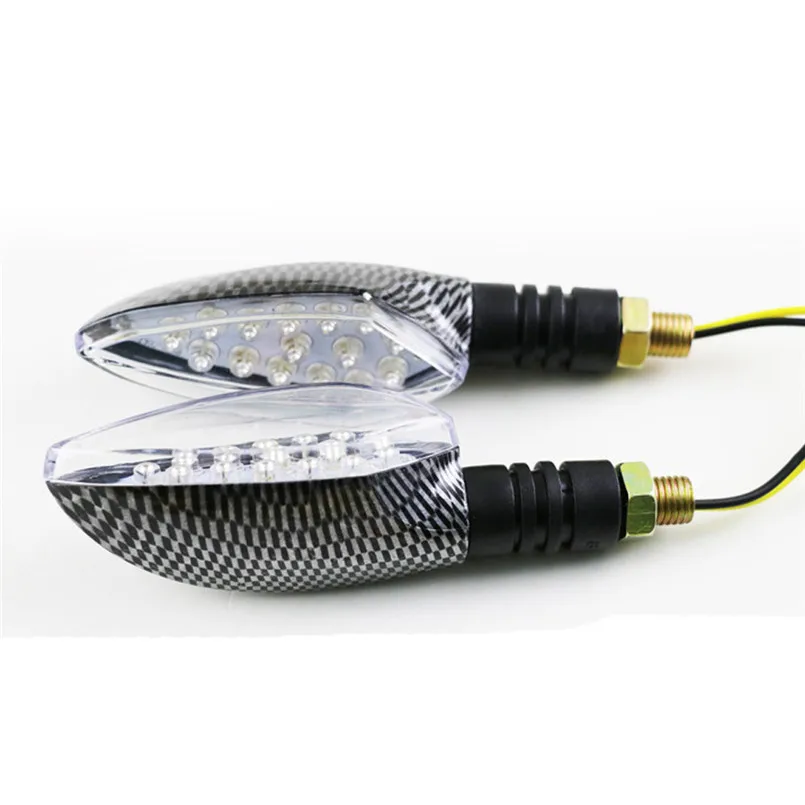 1 pair of Universal 12 LED Motorcycle Turn Signal Indicators Lights lamp 12V New Design Multicolor Lamps |