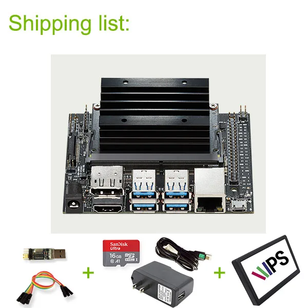 NVIDIA Jetson Nano Developer Kit для articial Intelligence Deep Learning AI Computing, поддержка PyTorch, TensorFlow Jetbot