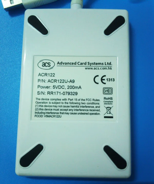 USB ACR 122U. Бесконтактный считыватель смарт карт ic записывающее устройство rfid|rfid