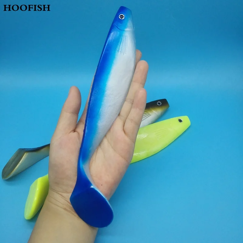 HOOFISH 3 шт./партия 23 см/70 г Мягкая Пластиковая бионическая приманка для ловли морской рыбы Мягкая приманка рыболовные снасти