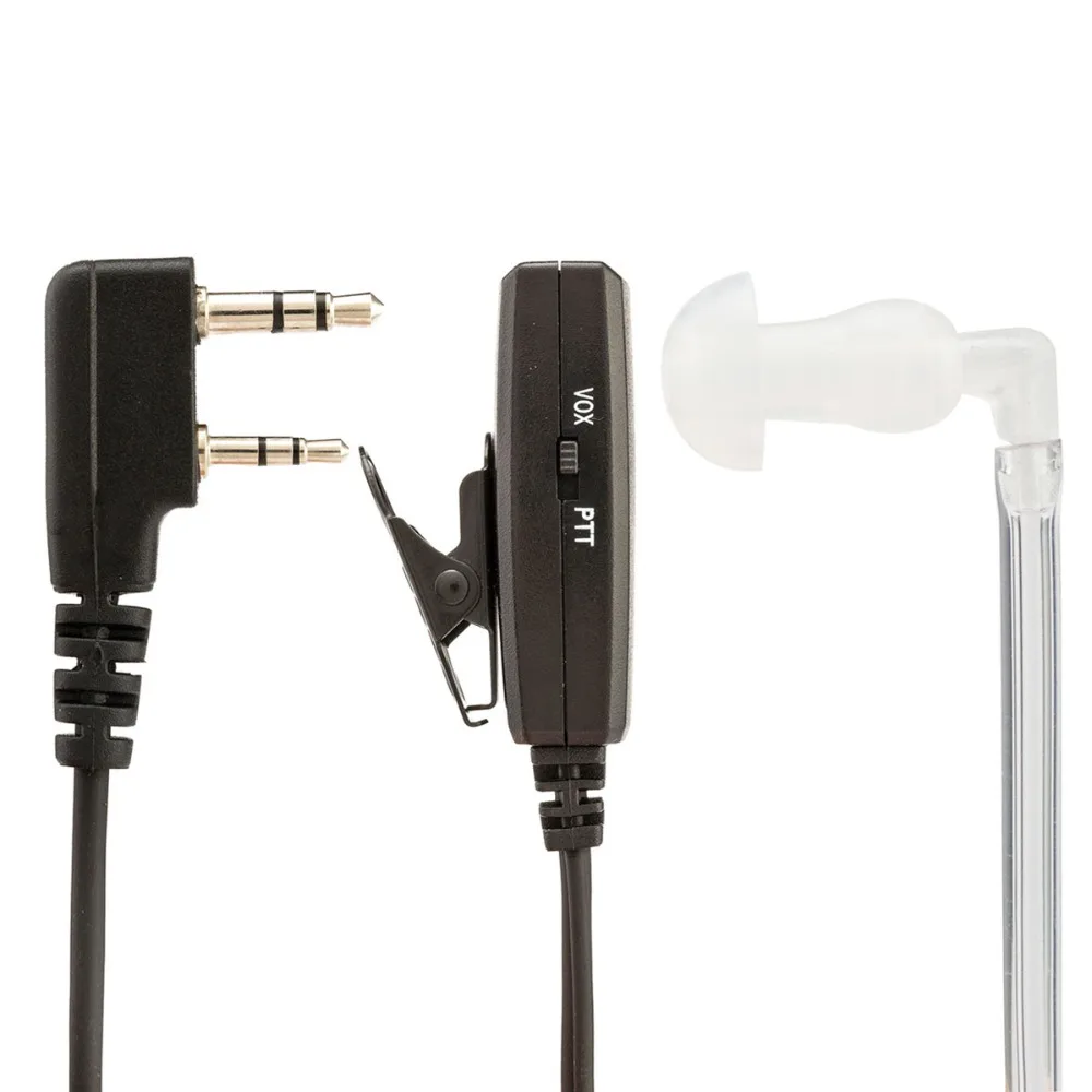 ABBREE VOX 2 Pin Air Acoustic Tube наушник гарнитура для Kenwood Baofeng UV 5R 82 TYT Wouxun Walkie Talkie Ham