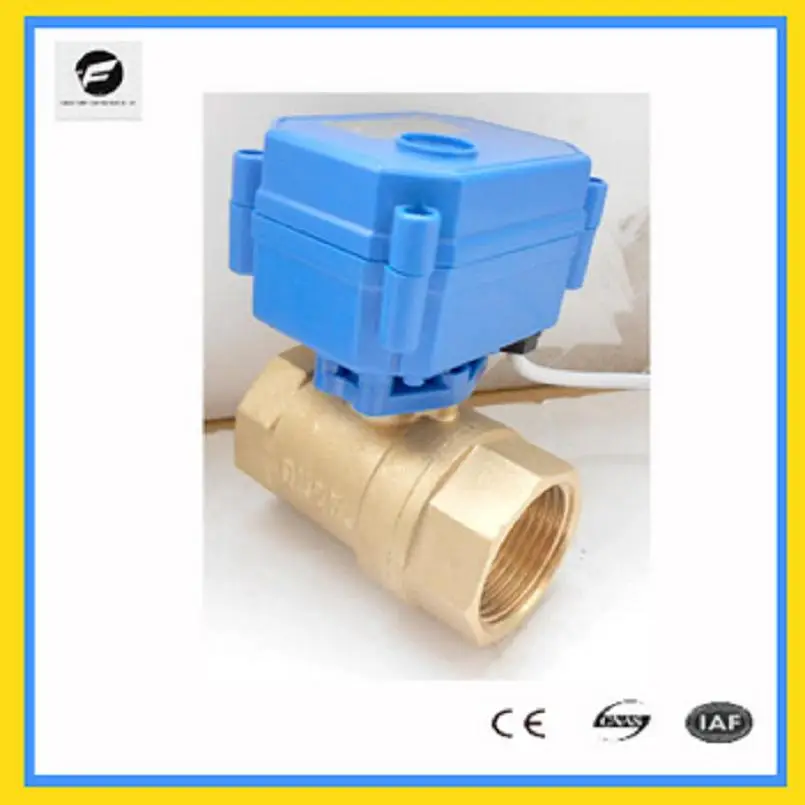 CWX 15 1/2 ''DN15 Электрический шаровой клапан DC12v моторизованный с двумя проводами