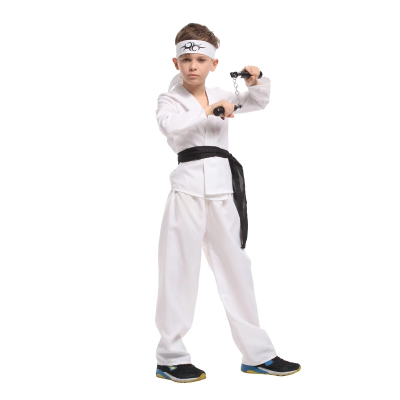 Umorden Fantasia Karate Boy костюм для мальчиков косплея Дети Хэллоуин Пурим карнавал Disfrace |
