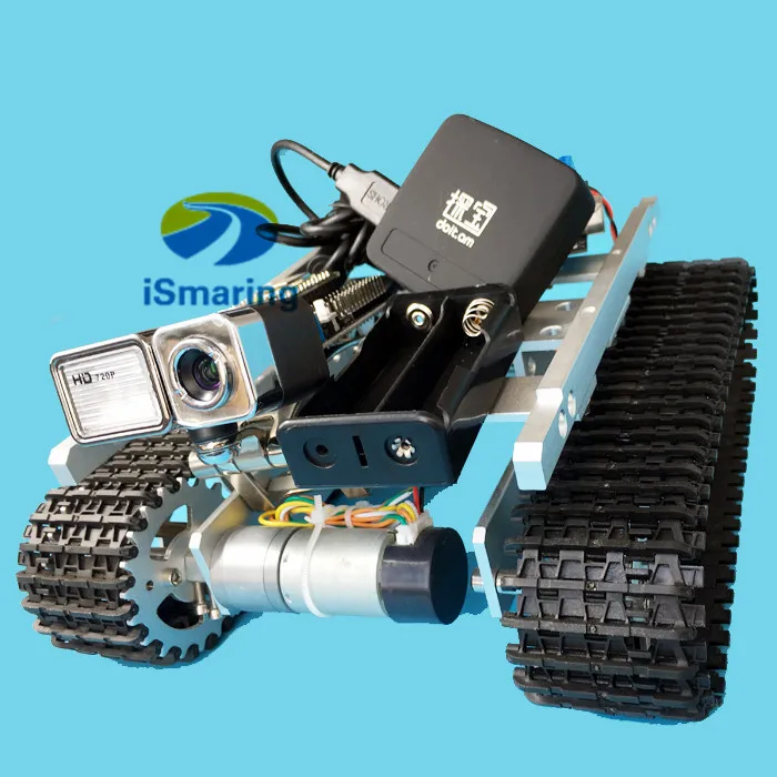 Официальный iSmaring видеомонитор робот фотошасси совместимый с Arduino от Openwrt Router