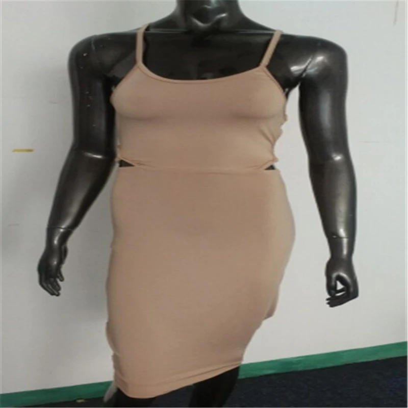 

Women Sexy Casual Summer Dress Cocktail Party Knee-Length Dresses Sleeveless Belt Clothing