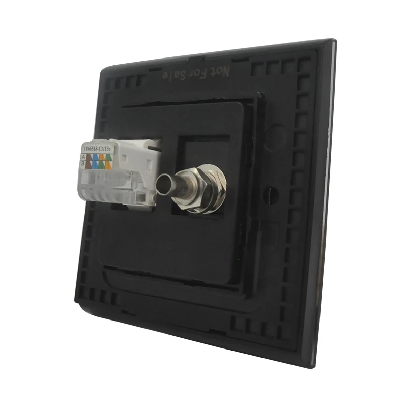 MVAVA компьютерные данные RJ45 данных + ТВ розетка интернет Джек настенная Роскошная