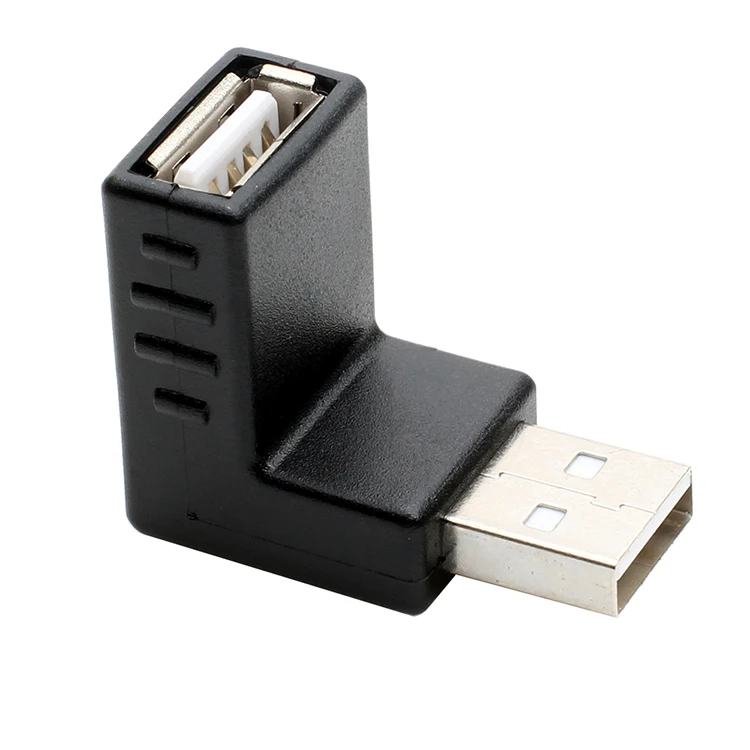 USB папа к женскому под прямым углом 90 градусов вниз согнуть разъем Расширенная