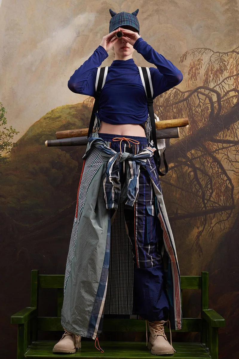 Женский Тренч в клетку IRINAY105 повседневный Длинный плащ оверсайз с капюшоном и