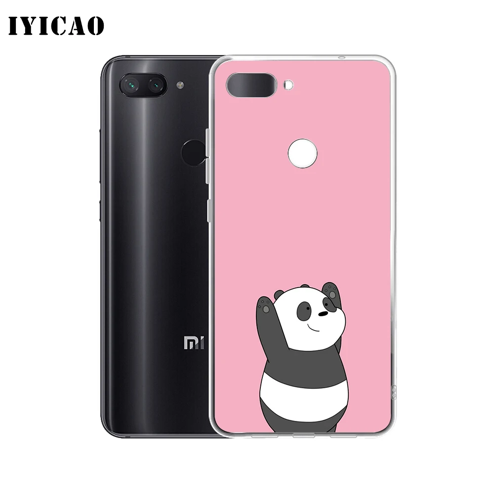 IYICAO милый мягкий силиконовый чехол для телефона с рисунком панды Xiaomi Redmi 4A 5A 6A Note 7