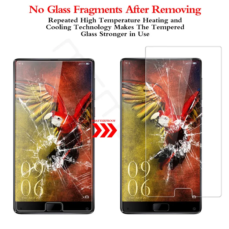 MCMEME для Elephone S8 Премиум Закаленное стекло 9H 2.5D HD прозрачная защитная пленка