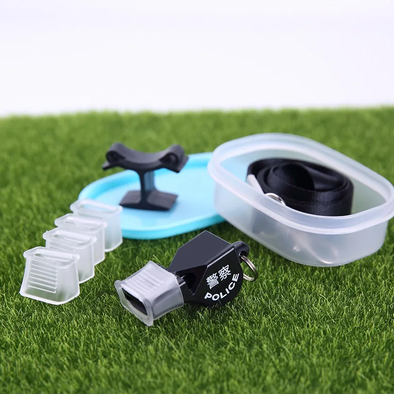 12 шт. полицейский свист с Талрепом свисток для выживания на открытом воздухе