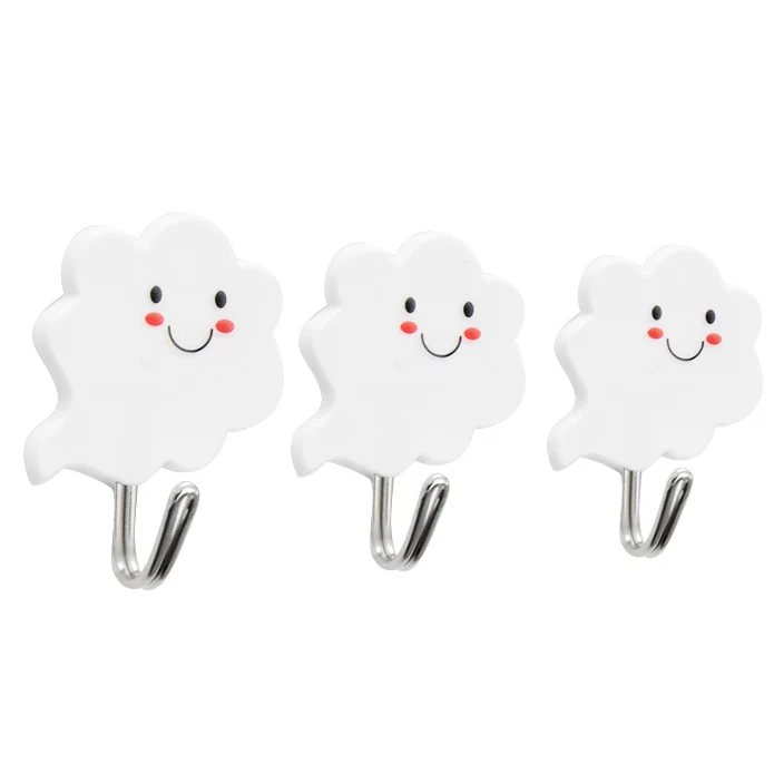 6 шт. настенный крючок для расточки кухни или ванной|white cloud|kitchen hangingclothes door hook |