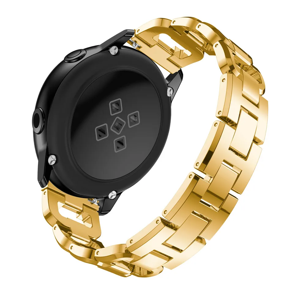 20 мм ремешок для Samsung galaxy Watch Active 40 мм/galaxy 42 мм/Gear S2 сменный Кристальный женский