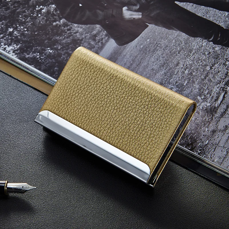 Оптовая продажа модный держатель для удостоверения личности кожаный бумажник