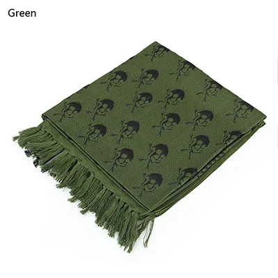 Army Green01 Хлопок Тактический пустынный арабский шарф для мужчин арабский военный кеффиевый шарф толстый мусульманский хиджаб ветрозащитный охотничий туристический головной шарф - Color: Army Green01