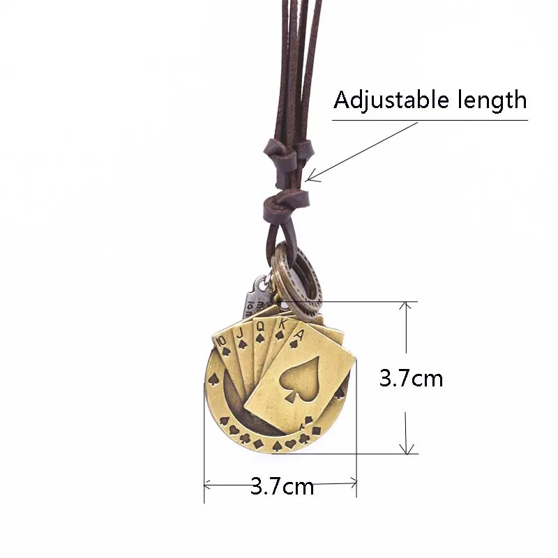 VOQ 2017 модный счастливый Лопата прямой флеш покер ручной работы очаровательное