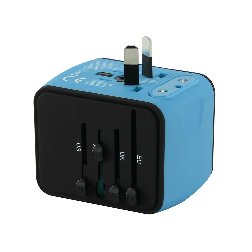1 шт. Универсальное зарядное устройство адаптер 4 USB порта адаптер по всему миру электрическая розетка США Великобритания ЕС Австралия Международная дорожная вилка