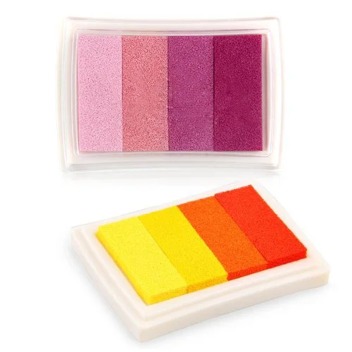 MEOF Tampon Encreur Encre Скрапбукинг разноцветный Rouge Jaune Degrade | Дом и сад