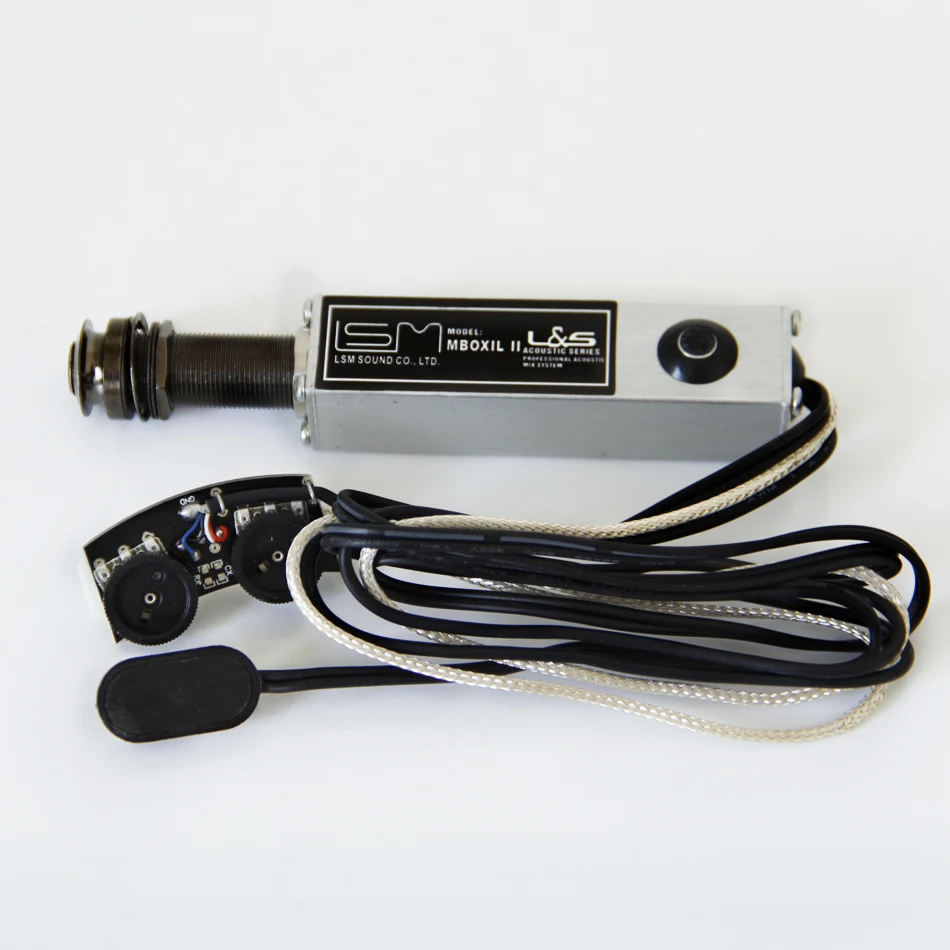 

Tail-peg type preamp Preamp System Guitar/Fingerstyle The microphone picks up the sound of pickguard guitar pick holder
