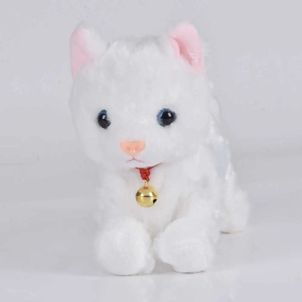 Робот кошки Звуковое управление игрушки электронная подставка для игрушки Walk Mew интерактивный Кот Мягкий плюшевый Кот игрушки для домашних животных для детей подарки на день рождения