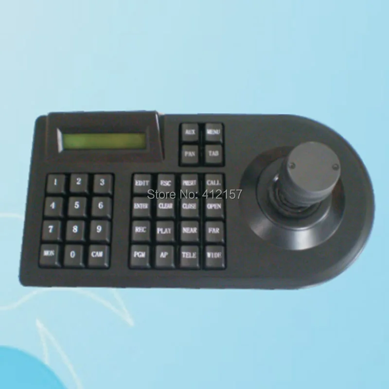 Surveillance 3D 3 Axis Joystick Intellectual PTZ Controller 